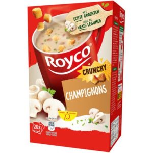 ROYCO SOUPE VEL. CHAMPIGNONS +CROUTONS 1X20 PIECES