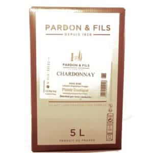 IGP D' OC CHARDONNAY PARDON & FILS BL 25 CUBI 5 L